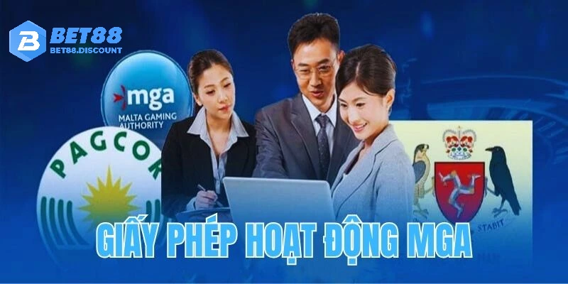 Giấy pháp hoạt động Bet88 do MGA cấp phép