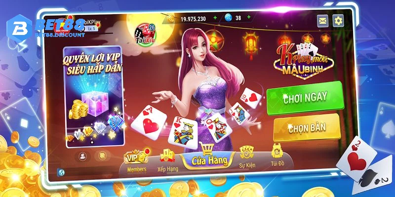 Game bài mậu binh online hấp dẫn tại BET 88